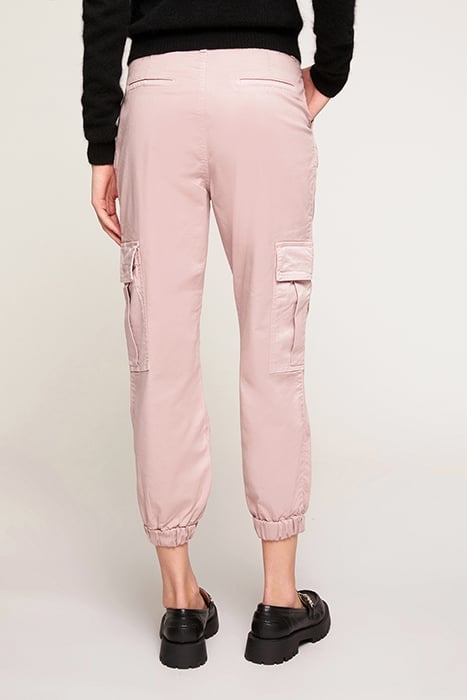 COTTON-BLEND CARGO TROUSERS BLUSH 2