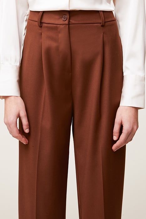 FLOWING TROUSERS WITH DARTS NATURAL 4