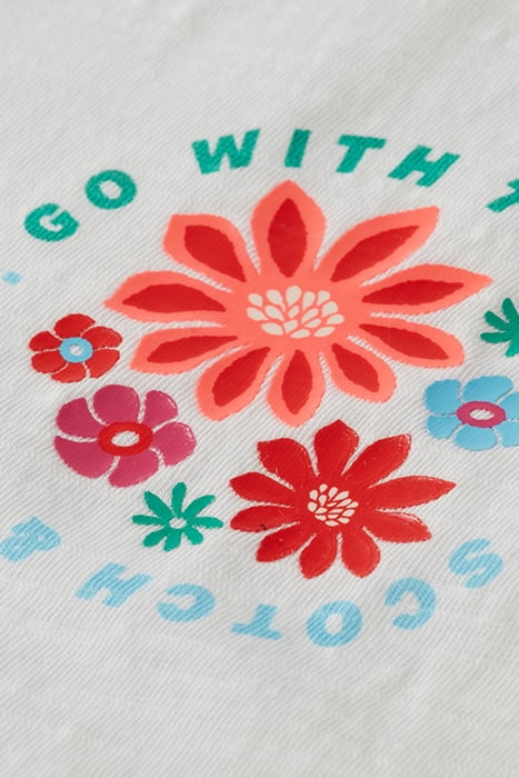 WOVEN DETAIL REGULAR-FIT T-SHIRT WHITE 3