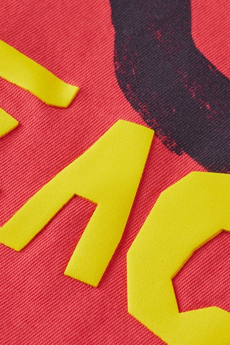 REGULAR FIT FRONT ARTWORK T-SHIRT FIERY ROSE 3