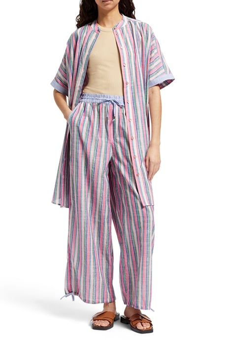 STRIPED OVERSIZED BEACH SHIRT DRESS BEACH STRIPE 3