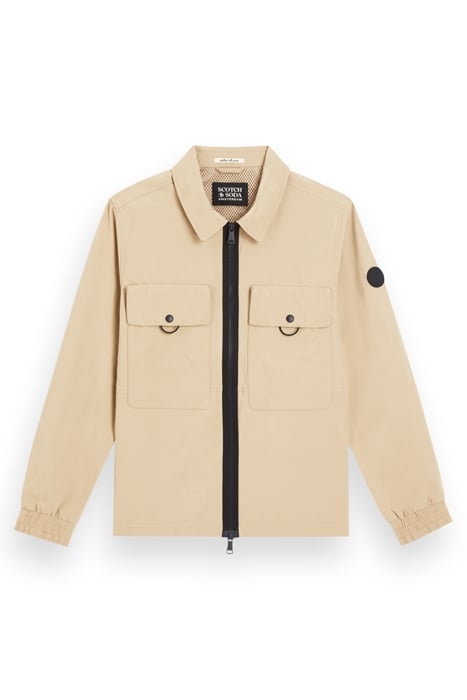 ZIPPED UTILITY JACKET SEASTONE 4