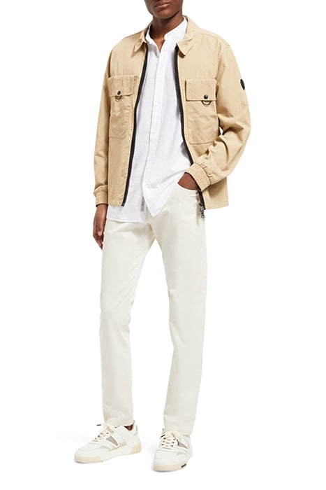 ZIPPED UTILITY JACKET SEASTONE 3