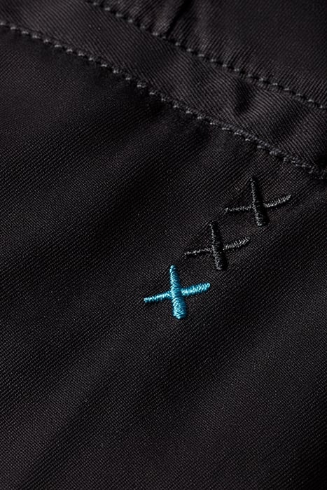 STUART - COTTON-BLEND TWILL SH BLACK 3