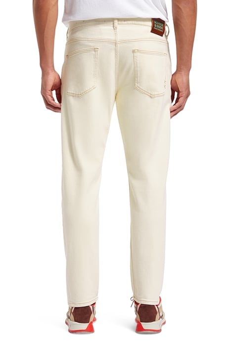 THE DROP REGULAR TAPER JEANS WHITEWASH 2