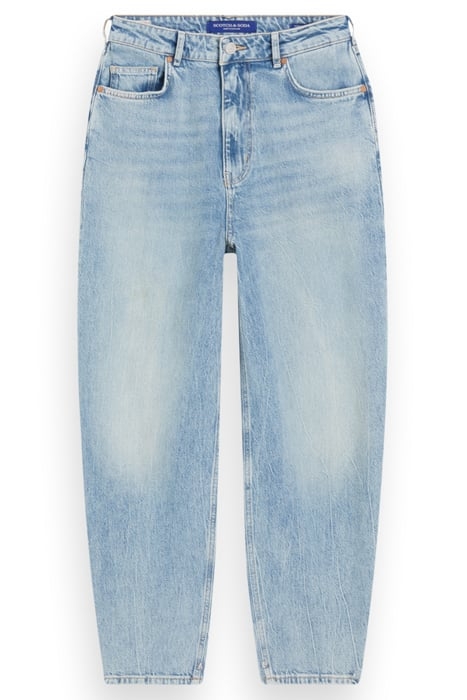 THE TIDE HIGH RISE BALLOON FIT JEANS — UNDERWATER 4