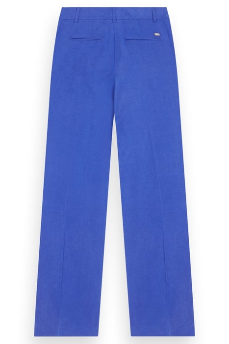 EDIE - HIGH RISE WIDE LEG TROUSERS ELECTRIC BLUE 5