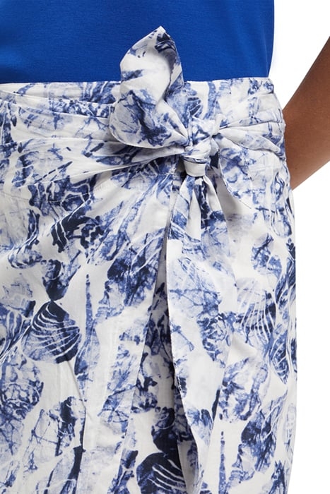 PRINTED MIDI-LENGTH SARONG SHELL BATIK BLUE 8