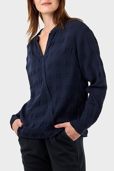 BLOUSE WOVEN LONG SLEEVES 22002010 NIGHT SKY 1