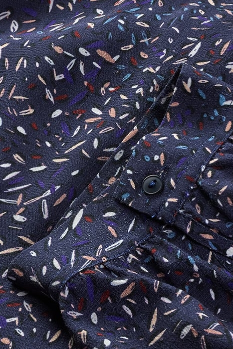 BLOUSE WOVEN 1/2 SLEEVES 22002014 NIGHT SKY 2