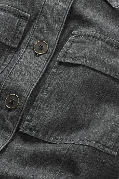 DRESS WOVEN LONG 23001948 ANTHRA 5