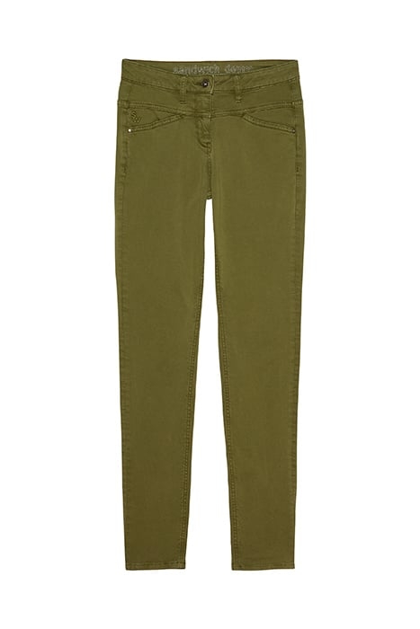 TROUSER WOVEN LONG 2400183 AVOCADO 3