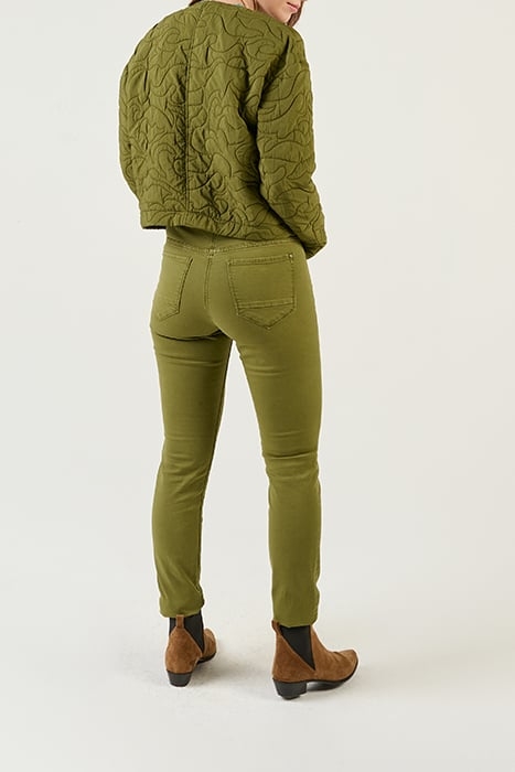 TROUSER WOVEN LONG 2400183 AVOCADO 2