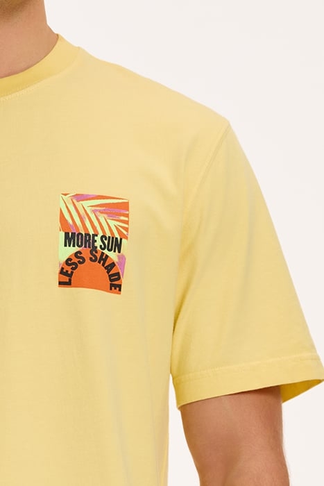 MORE SUN LESS SHADE T-SHIRT SPRING YELLOW 8