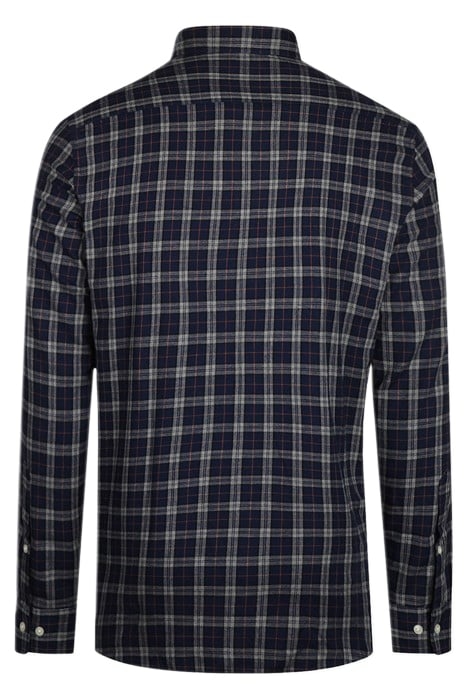 CLASSIC Y/D CHECK SHIRT NAVY 2
