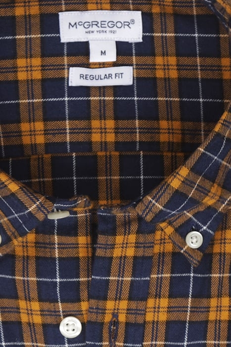 CLASSIC Y/D CHECK SHIRT AUTUMN YELLOW 4