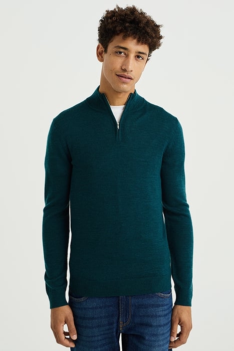 PULLOVER DARK GREEN 1