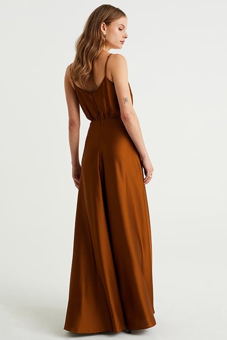 DRESS MAXI LENGTH BRONZE 2