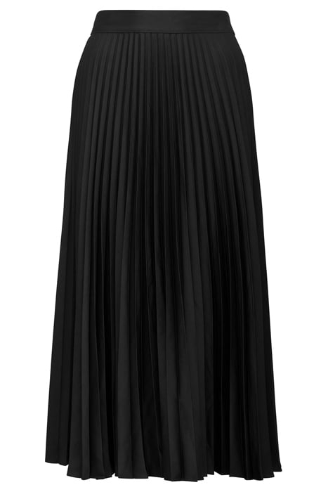 ESTER SATIN PLEATED SKIRT BLACK 4
