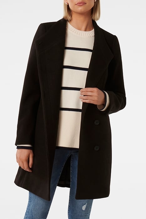 DEBBIE FUNNEL COLLAR COAT BLACK 5