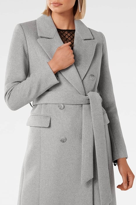 CHARLOTTE WRAP COAT GREY 6