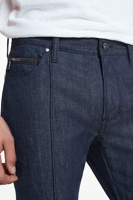 SLIM FIT BOOT CUT JEANS WITH ZIP TICKET INK BLUE 3
