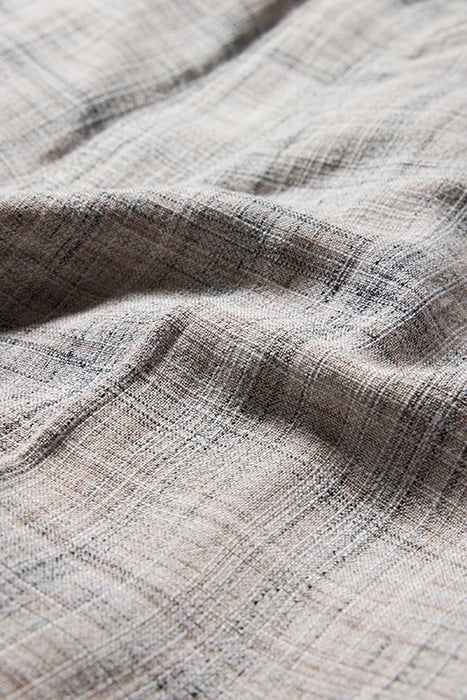 STRAIGHT FIT PANTS WITH DENIM BACK POCKE ECRU 3