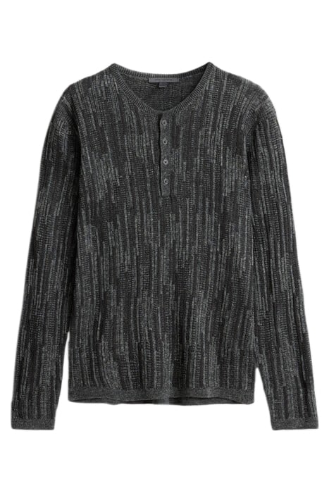 WILLIAM SLIM FIT HENLEY WITH MISS AND TU IRON GREY 2