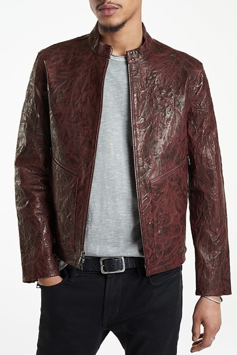 ZIP FRONT JACKET WITH ZIP HIP PKTS H B C CHERRYWOOD 1