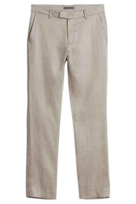 SLIM FIT PANTS WITH WELT HIP POCKET AND DRIED SAGE 2