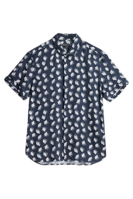 LOREN SLIM FIT SS SPORT SHIRT CONCEALED BLACK 2