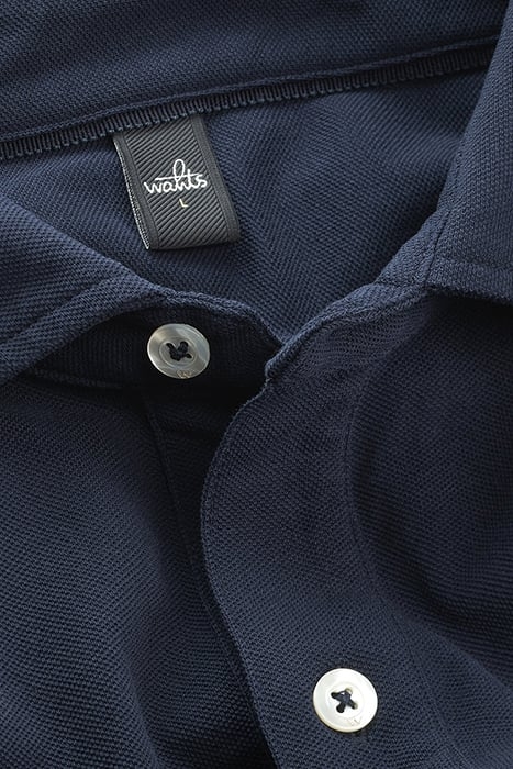 BROOKS | TAILORED PIQUÉ SHIRT NAVY BLUE 2