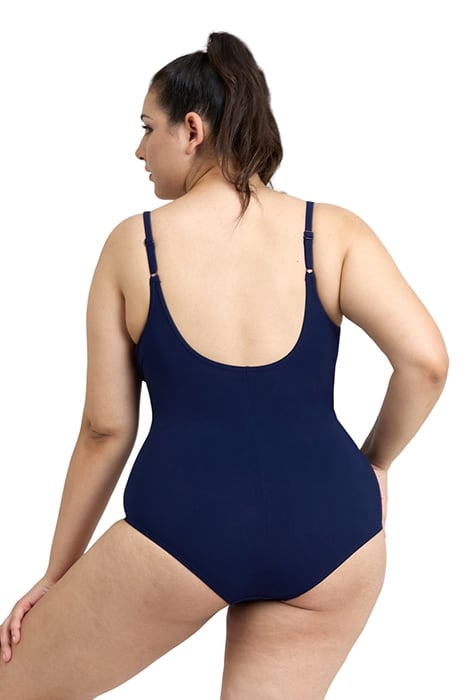 WOMEN'S BODYLIFT SWIMSUIT MAURA U BACK P NAVY 2