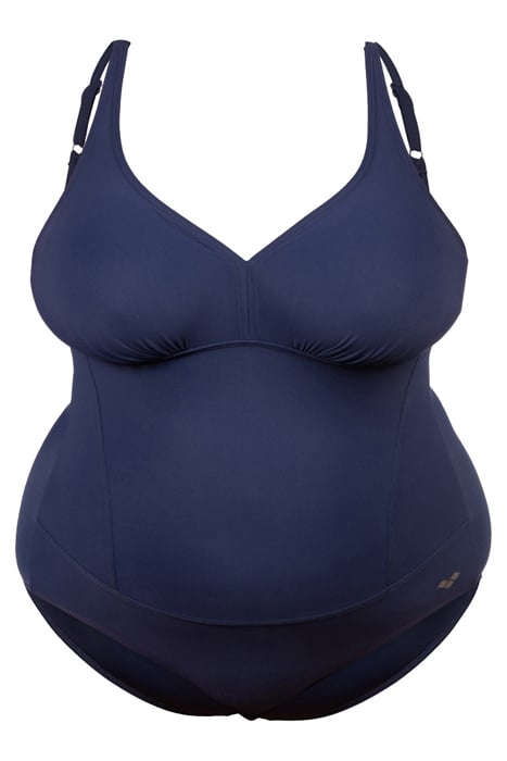 WOMEN'S BODYLIFT SWIMSUIT MAURA U BACK P NAVY 4