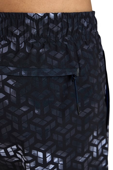 MEN'S ARENA EVO BEACH BOXER AO BLACK-GREY MULTI 7
