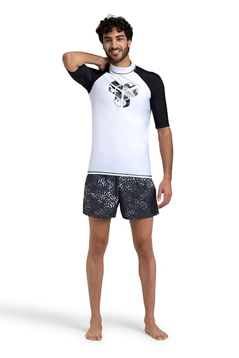 MEN'S ARENA EVO BEACH SHORT AO BLACK MULTI 3