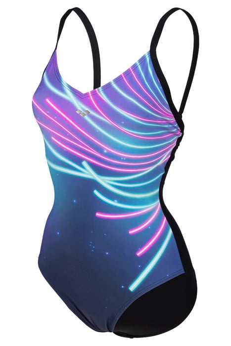 WOMEN'S BODYLIFT SWIMSUIT MICHELA LIGHT BLACK-MULTI 6