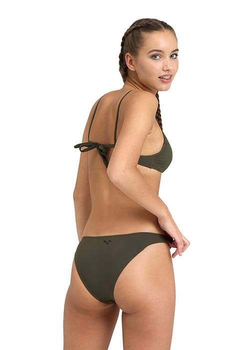 WOMEN'S ARENA SOLID BIKINI TRIANGLE DARK OLIVE 2