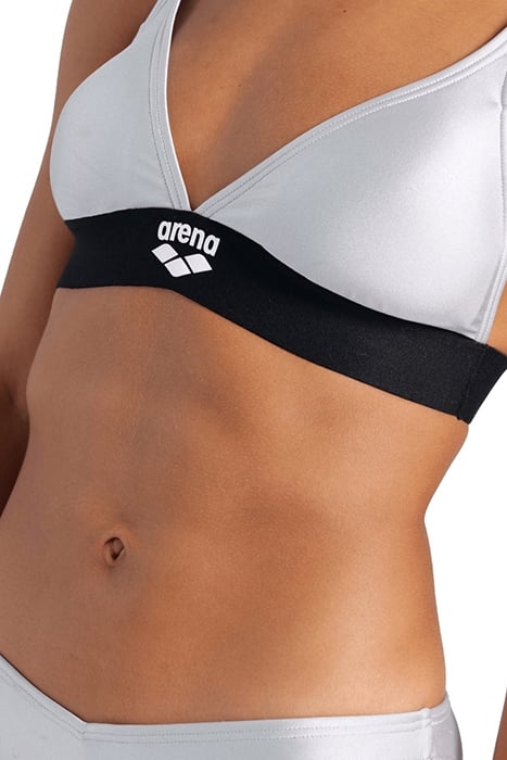 WOMEN'S ARENA BICOLORE ELASTIC TRIANGLE SILVER 6