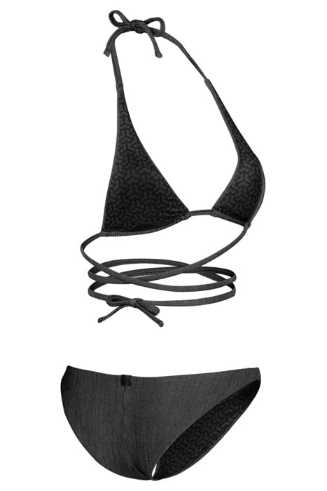 WOMEN'S ARENA TECH WOOL TRIANGLE BIKINI BLACK 7