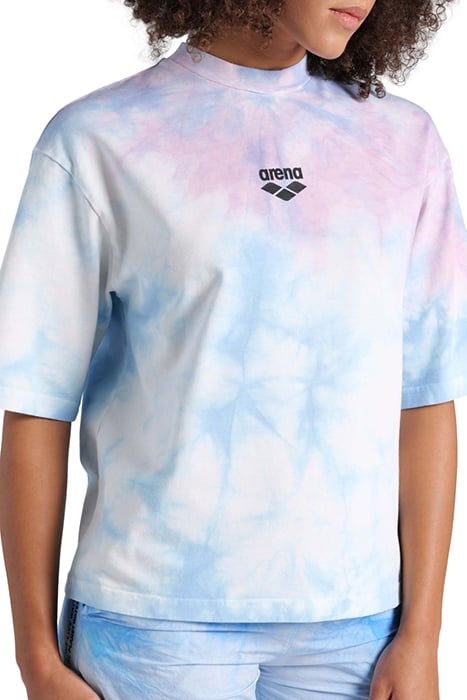 WOMEN'S SHIRT MPH CYAN MULTI TIE&DYE 8