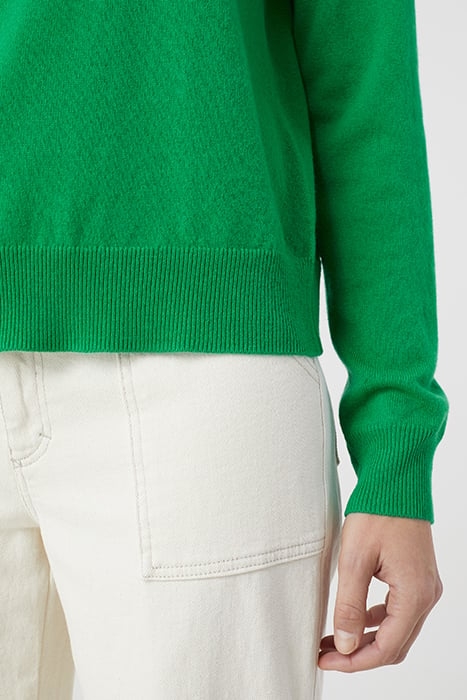 CREW NECK LONG SLEEVE GREEN PATINA 6