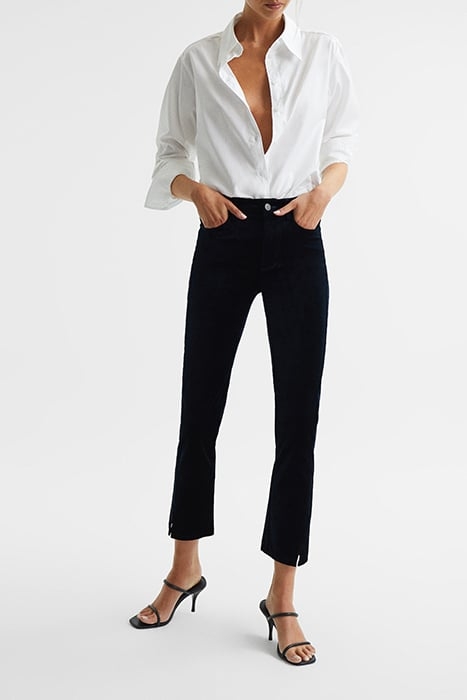 CINDY-TWISTED STRAIGHT PANTS NAVY 6
