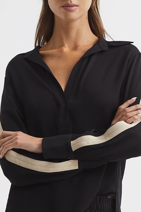 MILLIE-SIDE BLOUSE BLACK 7