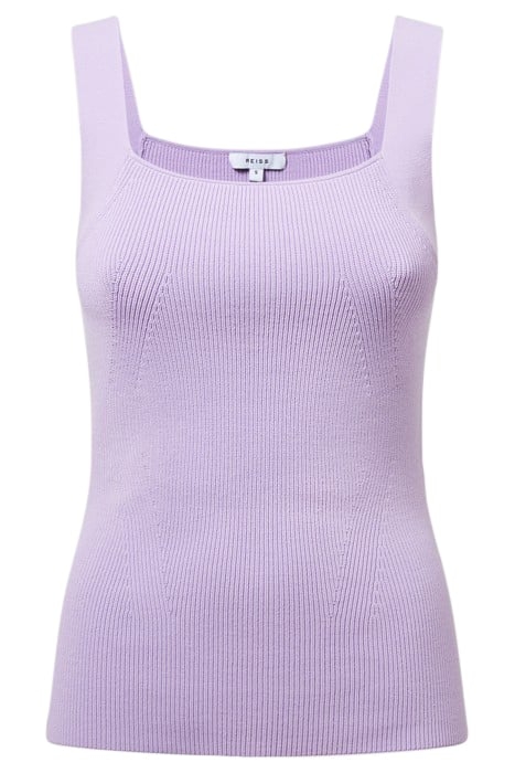 TAMARA-SQUARE NECK VEST LILAC 4