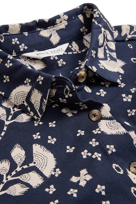 RUA JERSEY SHIRT DRE NAVY PRINTED 4