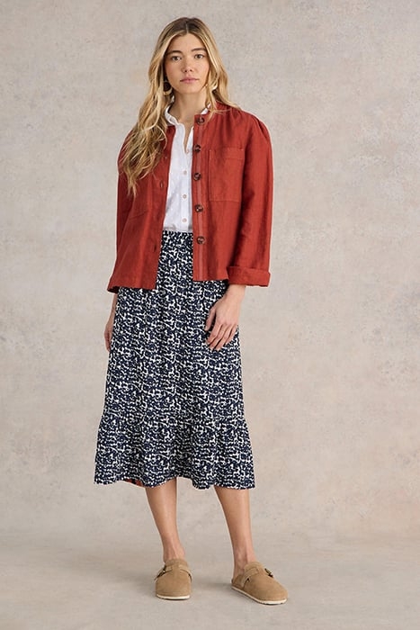 AVA REVERSIBLE SKIRT NAVY 1