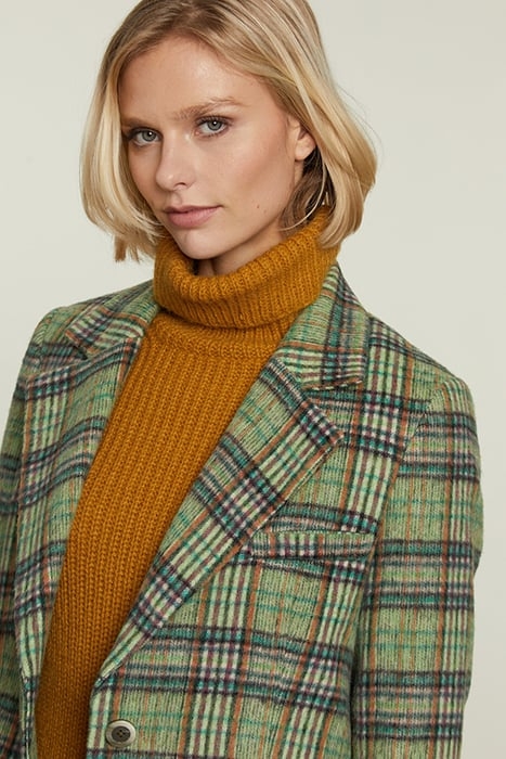 MULTI CHECKED BLAZER 3