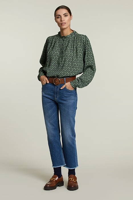 MULTI FANTASY BLOUSE BALLOON SLEEVES 3