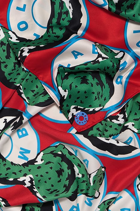 RED SQUIRRELS AND LOGOS SCARF 3